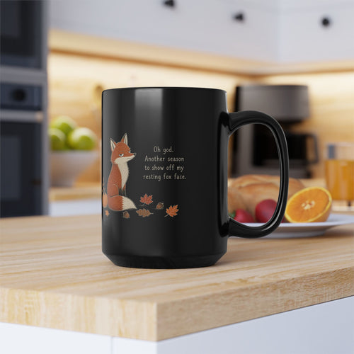 Fox Mug – "Another Season To Show Off" (Black)