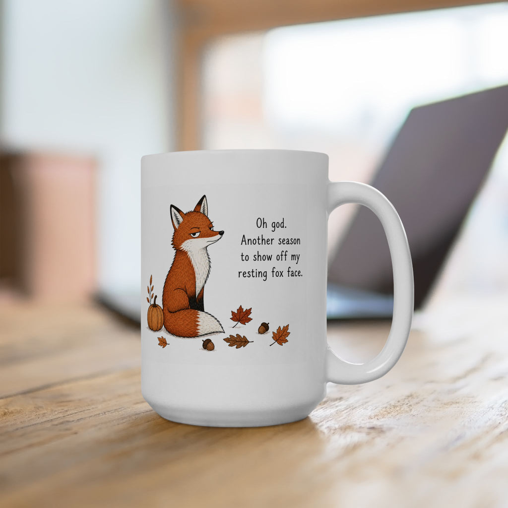 Fox Mug – "Another Season To Show Off" (White)