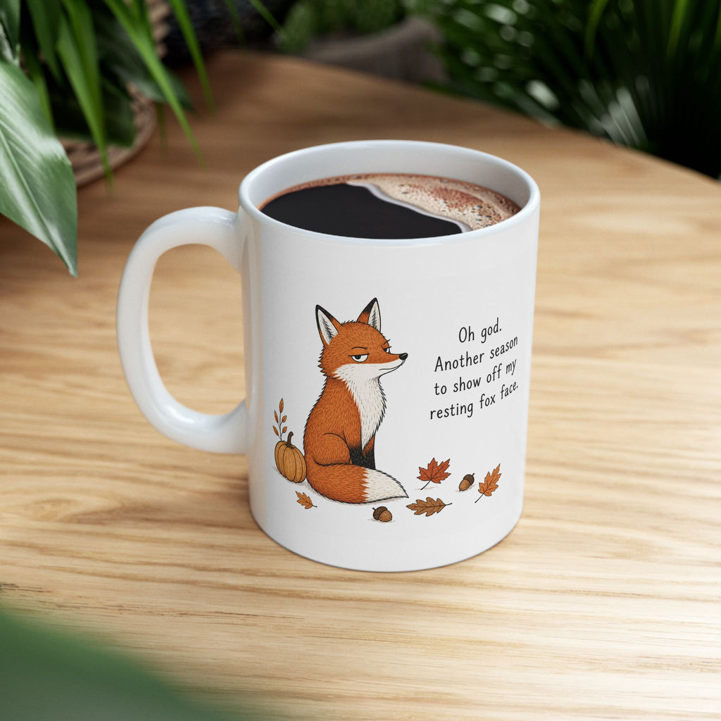 Fox Mug – "Another Season To Show Off" (White)
