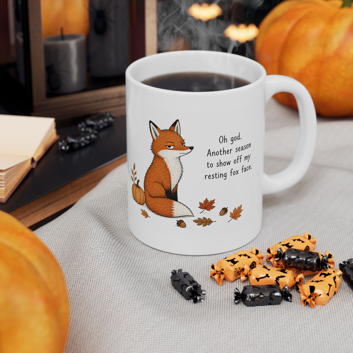 Fox Mug – "Another Season To Show Off" (White)