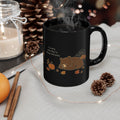 Bear Mug – "Currently Pretending I'm Already Hibernating" (Black)