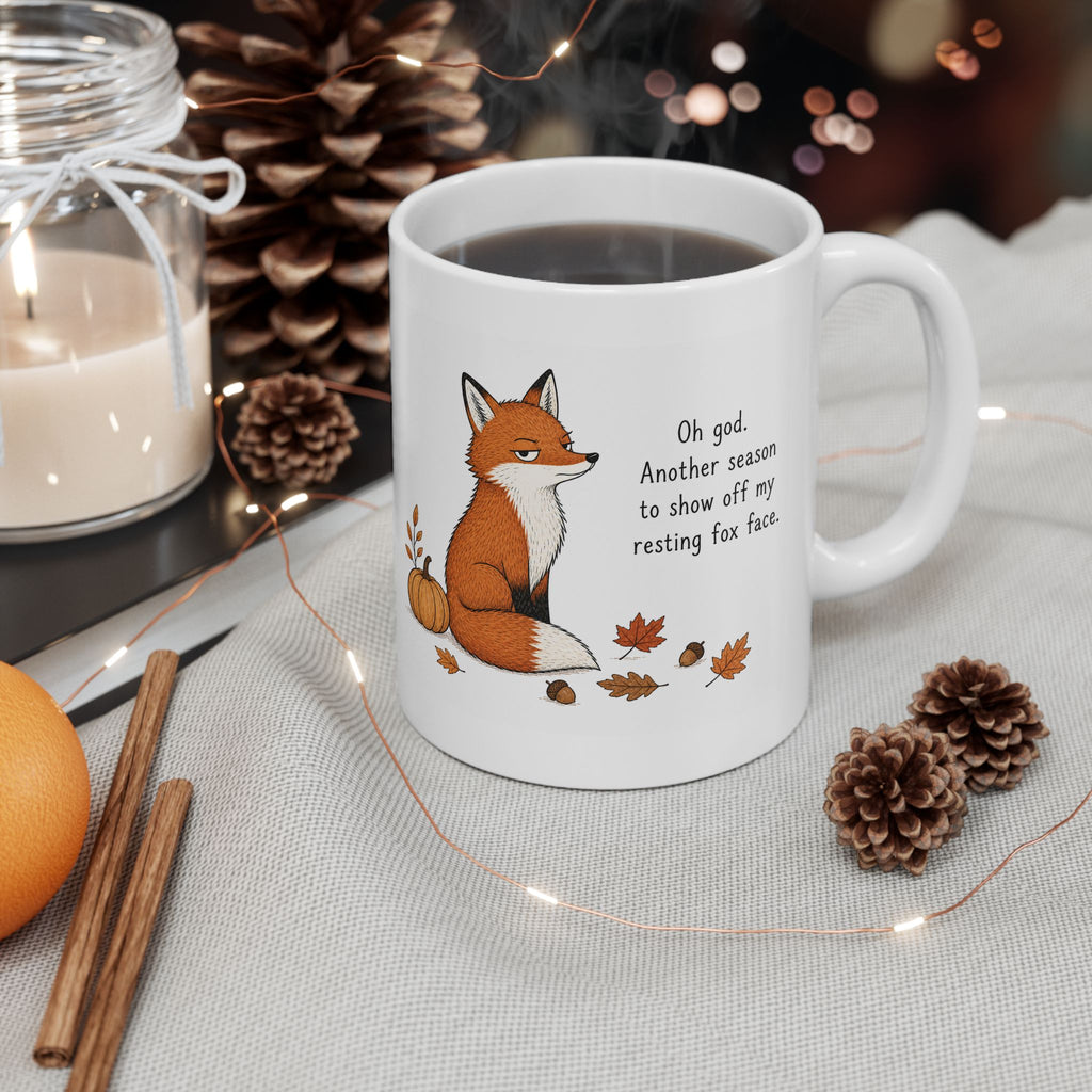 Fox Mug – "Another Season To Show Off" (White)