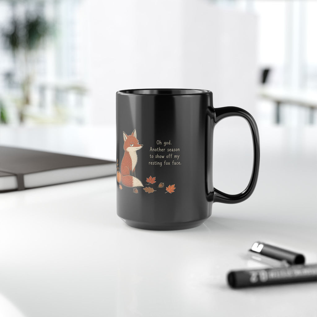 Fox Mug – "Another Season To Show Off" (Black)