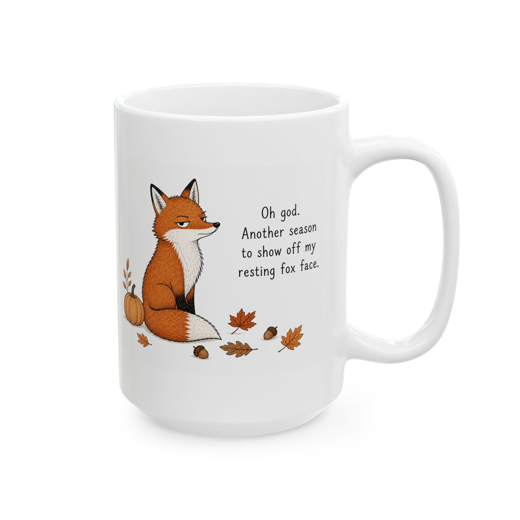 Fox Mug – "Another Season To Show Off" (White)