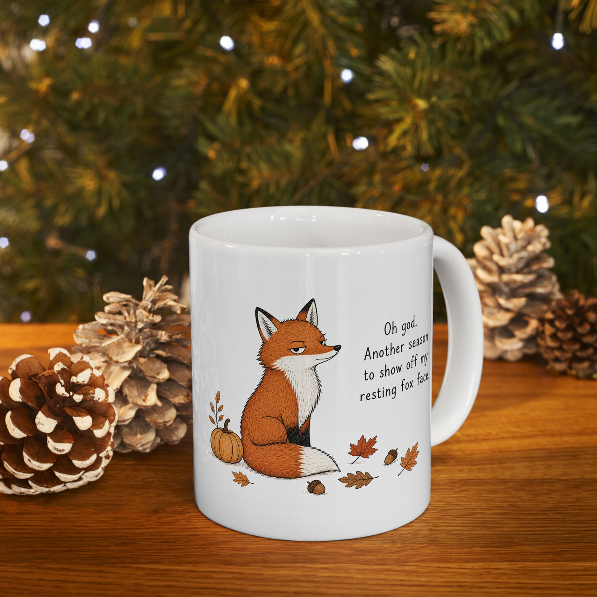 Fox Mug – "Another Season To Show Off" (White)