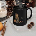 Scarecrow Mug – "Just Here to Look Busy" (Black)
