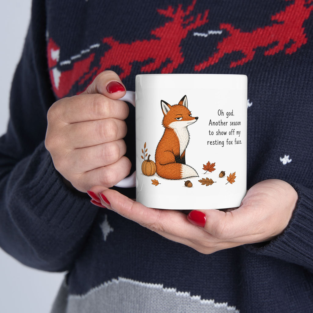 Fox Mug – "Another Season To Show Off" (White)