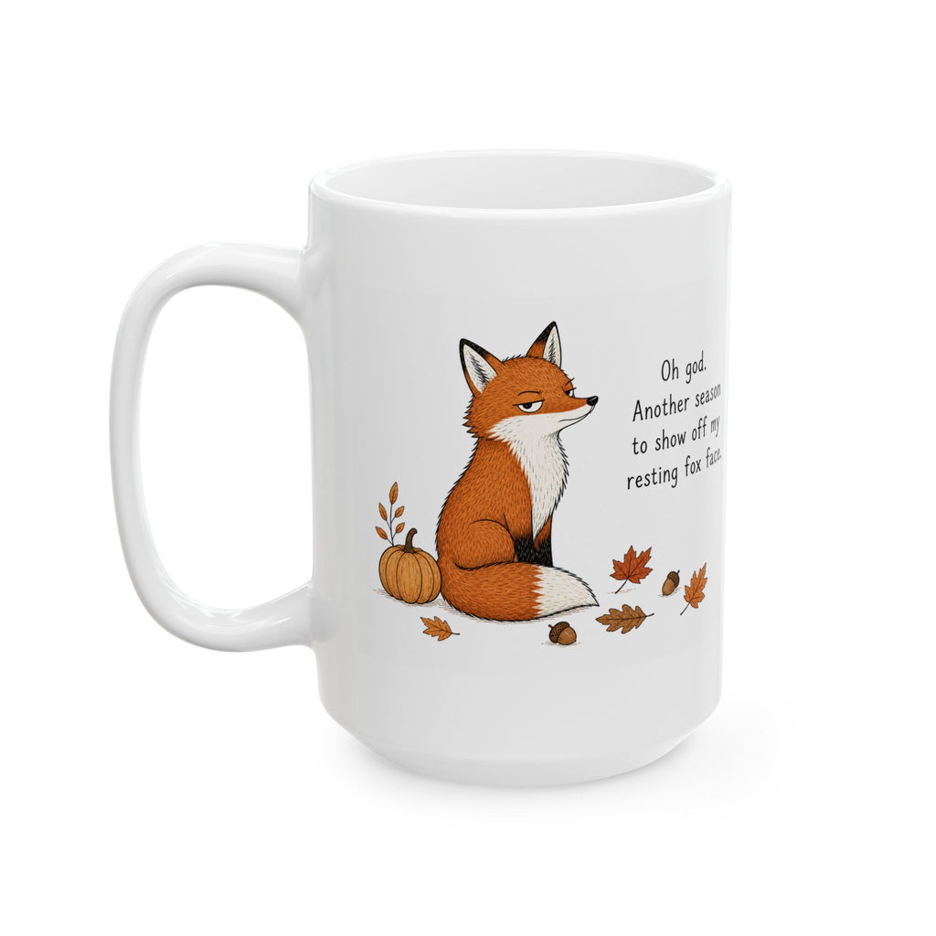 Fox Mug – "Another Season To Show Off" (White)